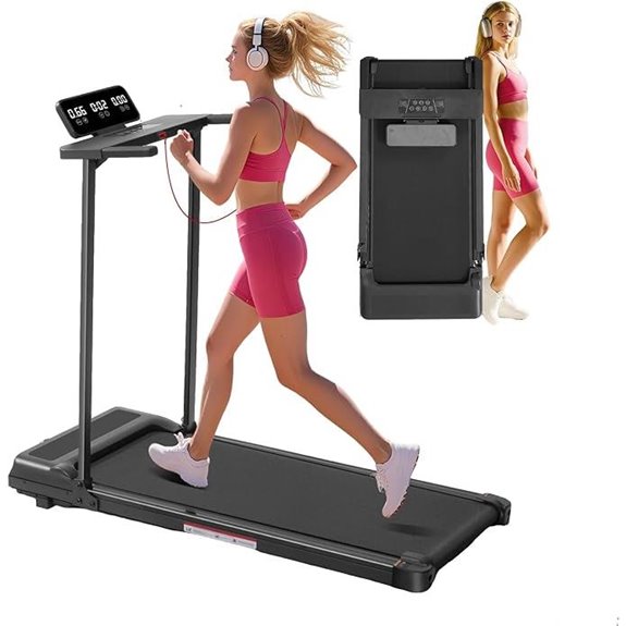 Walking Pad Treadmill with Handle Portable 400 lbs Capacity
