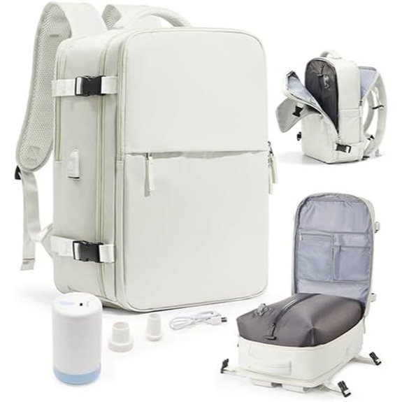 Vacuum Seal Travel Backpack with Air Pump