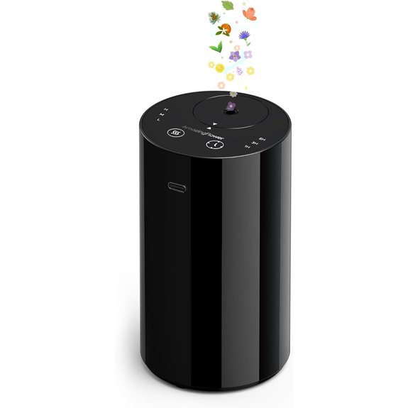 Portable Waterless Essential Oil Diffuser with Timer