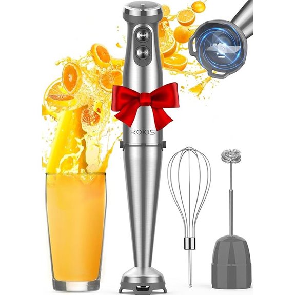 KOIOS 1000W Immersion Blender with Attachments