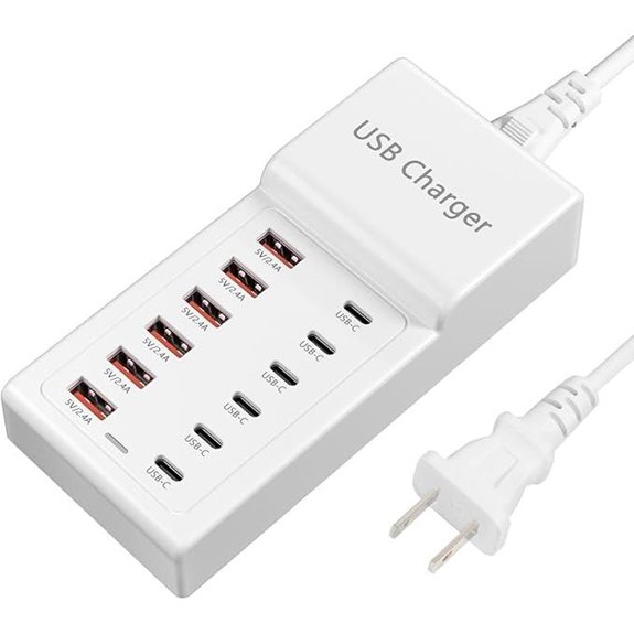 USB Charging Station 50W 12 Ports for Phones and Tablets