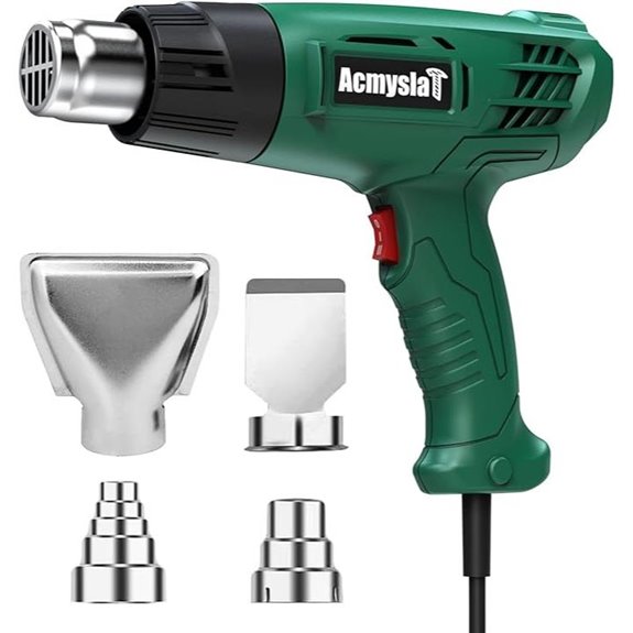 Heavy Duty Heat Gun with Multiple Nozzles