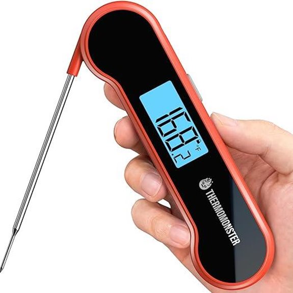 Instant Read Meat Thermometer with ±0.5°F Precision