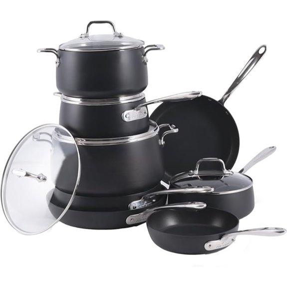 All-Clad HA1 Nonstick Cookware Set (13 Pieces)