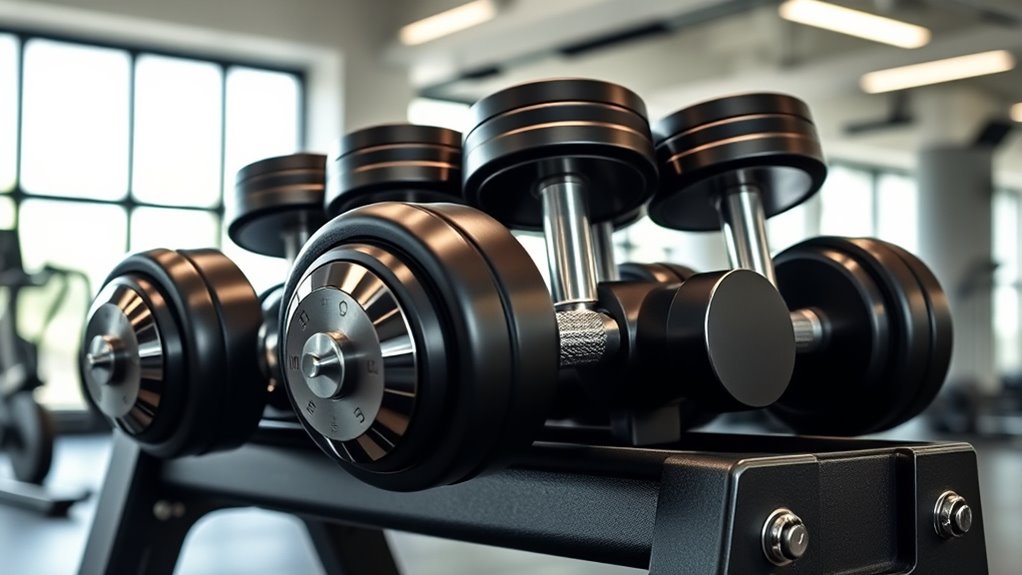 premium adjustable dumbbell features