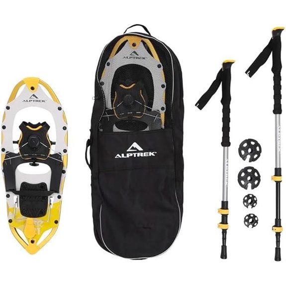 Pro Snowshoe Sawtooth Grip. Adjustable Poles and carring case.