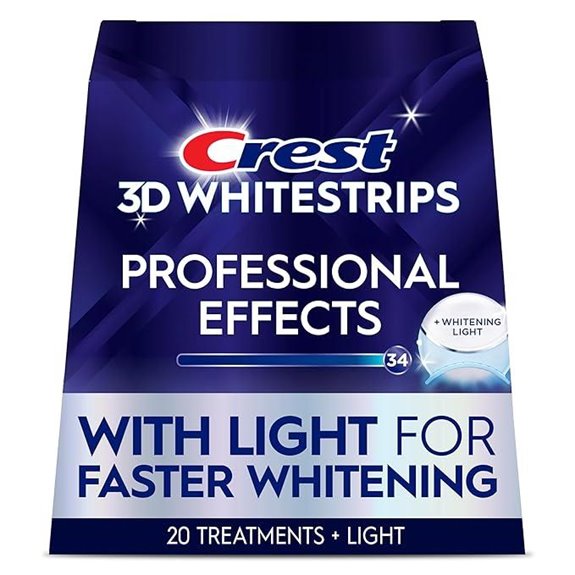 Crest 3D Whitestrips Professional Effects + LED Light