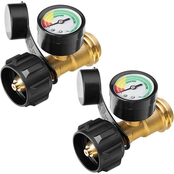 Propane Tank Gauge 2-Pack Universal LP Gas Level Indicator