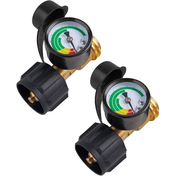 SHINESTAR Propane Tank Gauge for 5-20 lb Tanks (2-Pack)