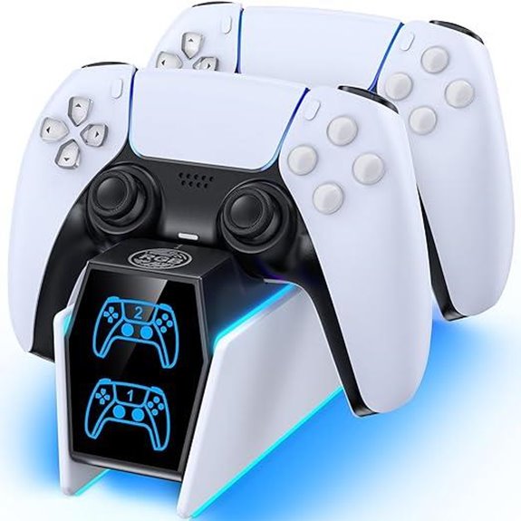 PS5 Controller Charging Station with LED Indicator