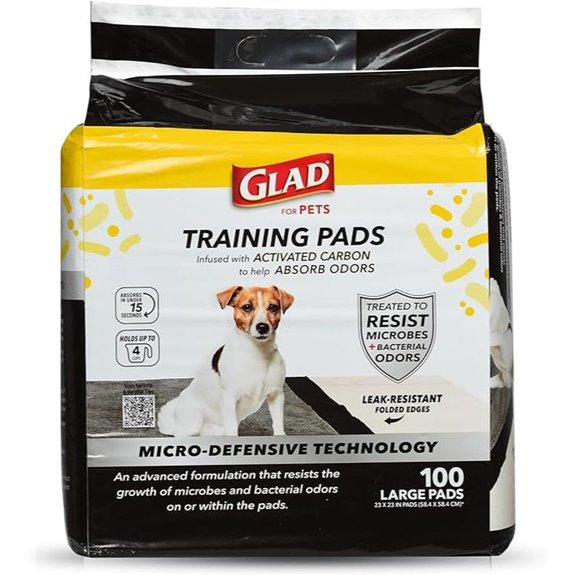 Glad Activated Carbon Puppy Training Pads (100ct)