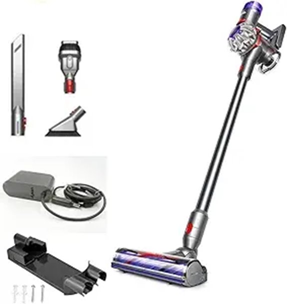 Dyson V8 Extra Cordless Vacuum Cleaner Purple (Renewed Premium)