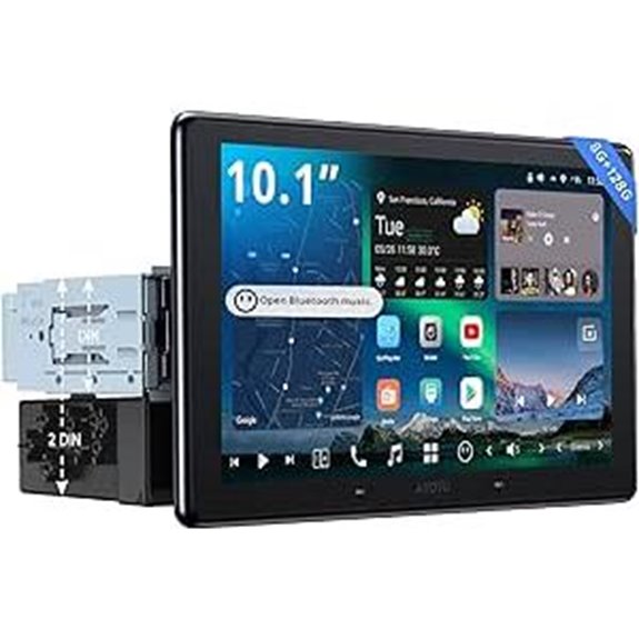 QLED Android Car Stereo with Navigation & Wireless Carplay