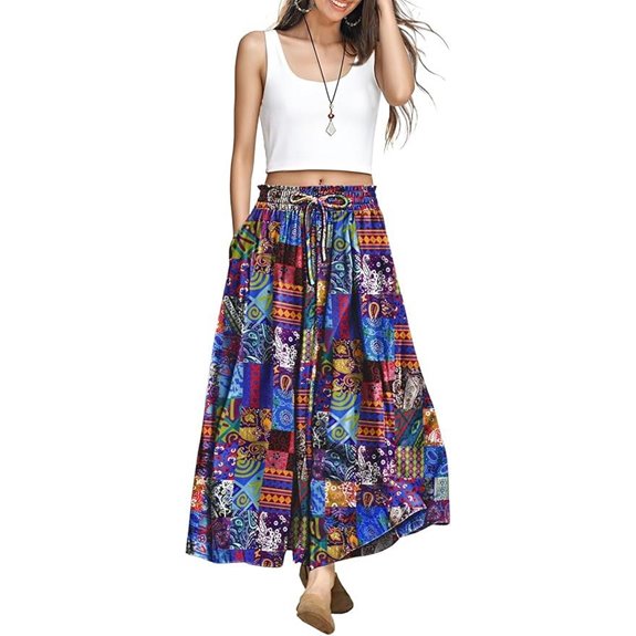 YESNO Women's Wide Leg Floral Palazzo Pants