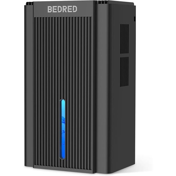 Dehumidifier 95Oz Quiet Auto Shut-Off 7-Color Light