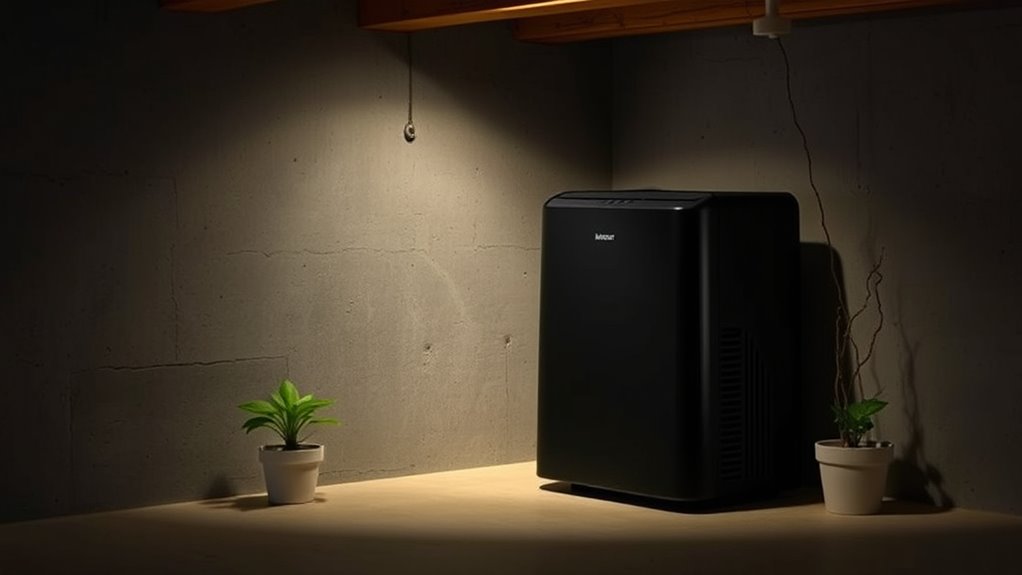 quiet efficient basement dehumidifiers