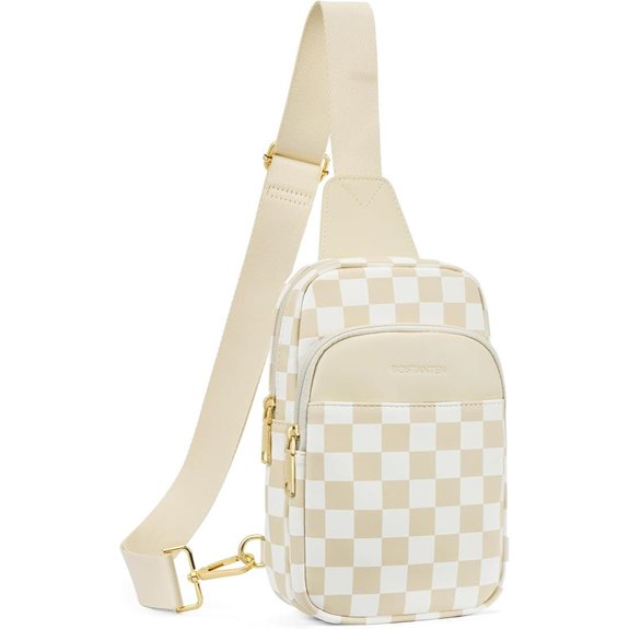 BOSTANTEN Quilted Crossbody Sling Bag for Women