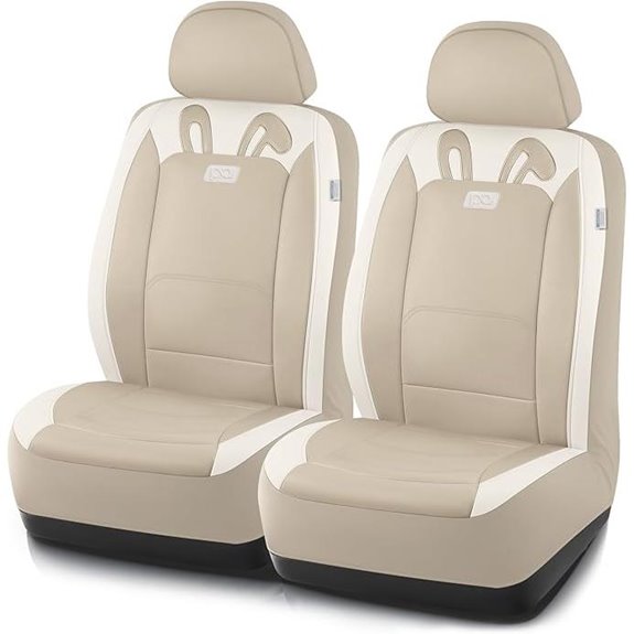 PIC AUTO Rabbit Leather Car Seat Covers