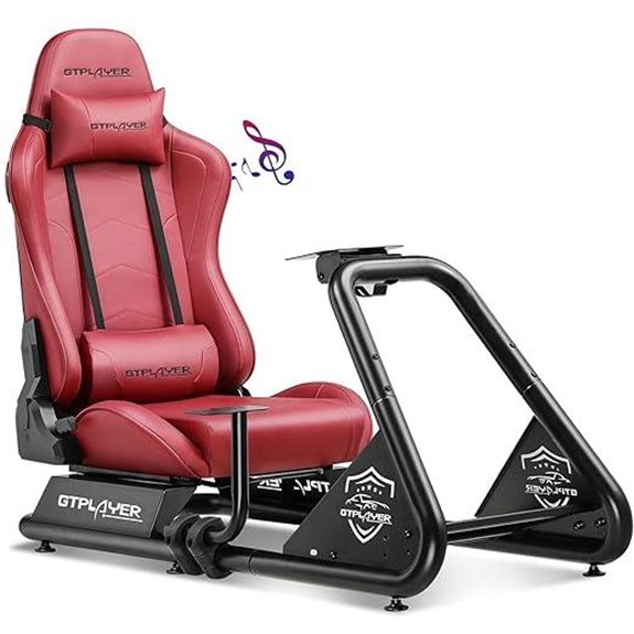 racing simulator cockpit set