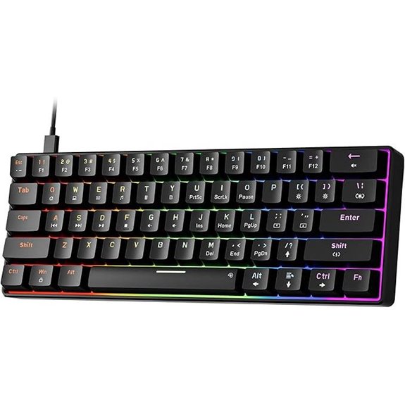 Newmen GM611 Rainbow LED Mechanical Keyboard
