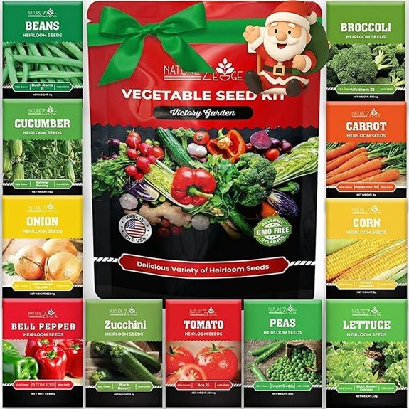 Heirloom Vegetable & Fruit Seeds Survival Pack