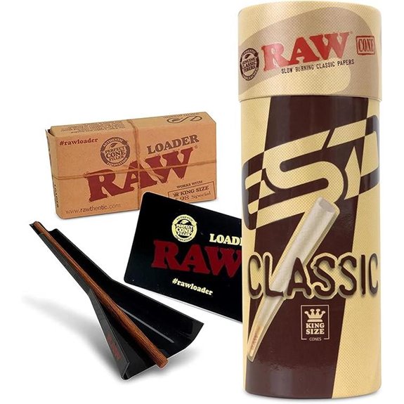 RAW Cone Loader Kit with King Size Papers (50 Pack)
