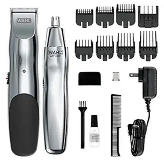 Wahl Groomsman Rechargeable Beard & Nose Trimmer Kit