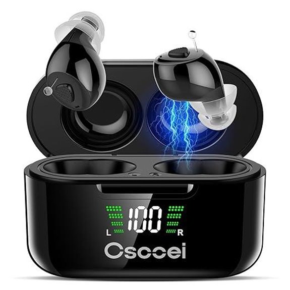 Digital OTC Hearing Aids with Rechargeable Case