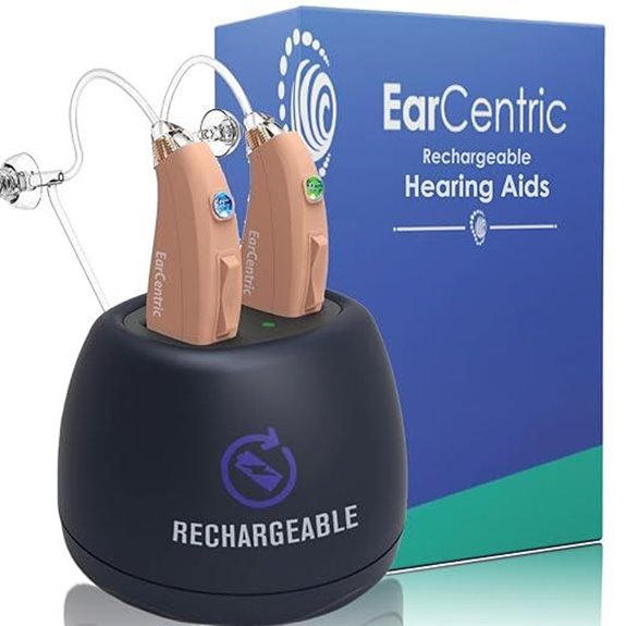 EarCentric Rechargeable Hearing Aids for Seniors