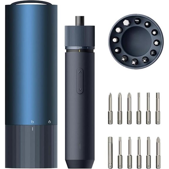 HOTO Rechargeable Electric Screwdriver Kit with Bits
