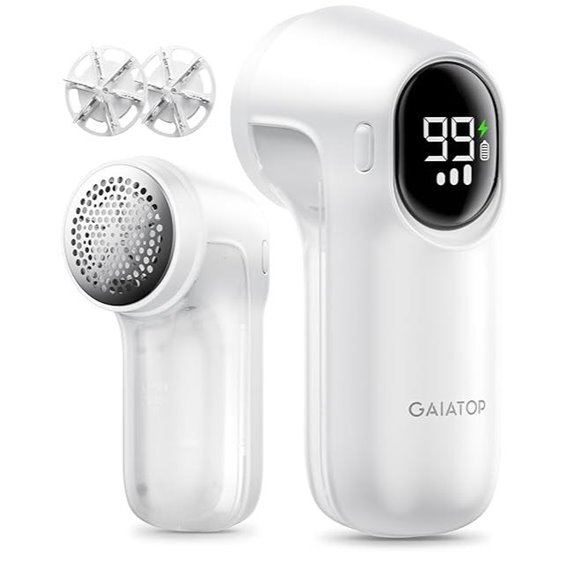Gaiatop Rechargeable Fabric Shaver with LED Display