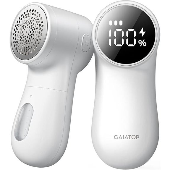 GAIATOP Rechargeable Fabric Shaver with Digital Screen