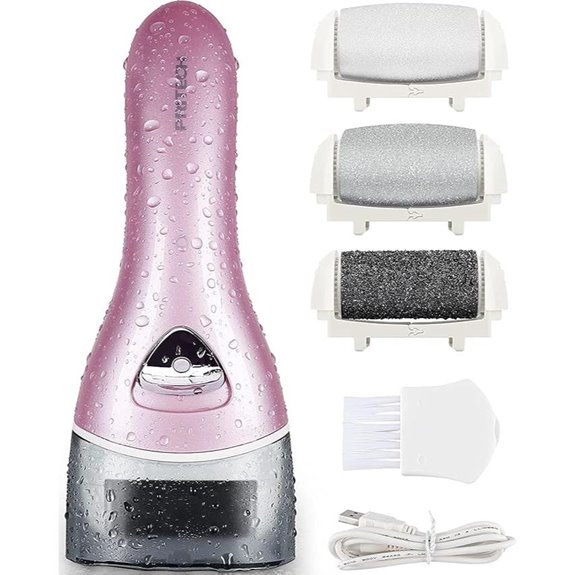 Rechargeable Electric Foot Callus Remover and Scrubber Kit