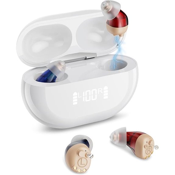 Rechargeable Digital Hearing Aids with Noise Cancellation
