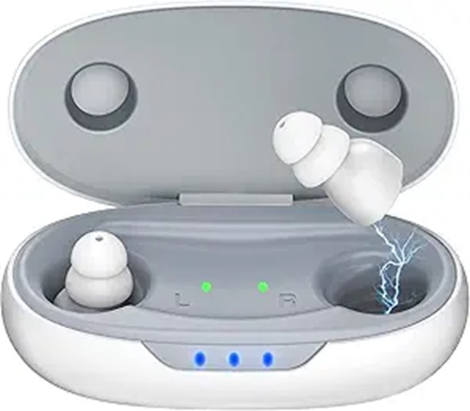 OTC Hearing Aids for Seniors with Rechargeable Case