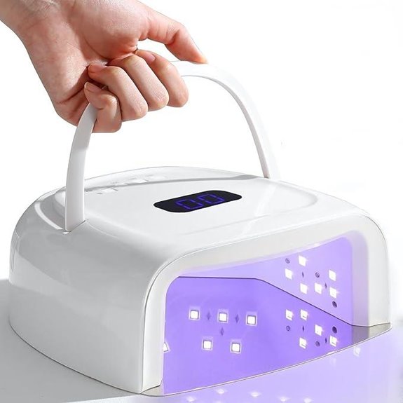 Rechargeable UV LED Nail Lamp with Auto Sensor