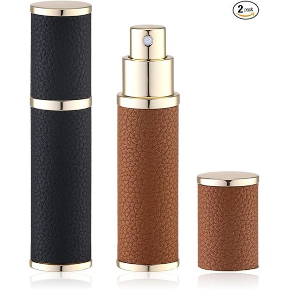 Travel Perfume Refillable Atomizer Set (2-Pack)