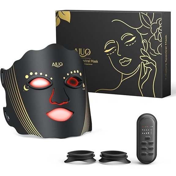 Red Light Therapy Face Mask with Remote