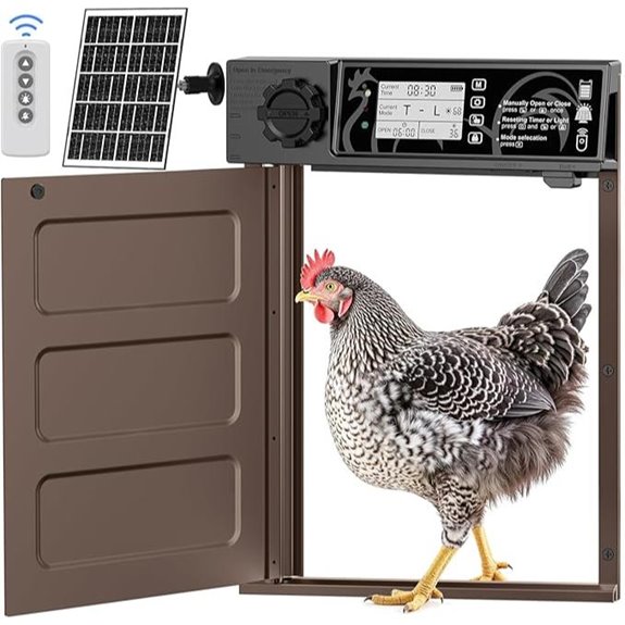 Automatic Solar Chicken Coop Door with Remote Control