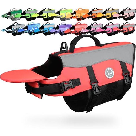 VIVAGLORY Dog Life Jacket with Removable Float