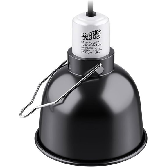Reptile Dome Light Fixture for Basking Bulb