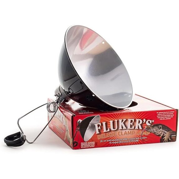 Fluker’s Repta-Clamp Lamp for Reptile Tanks