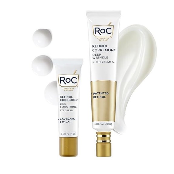 RoC Retinol Duo: Night Face & Eye Creams