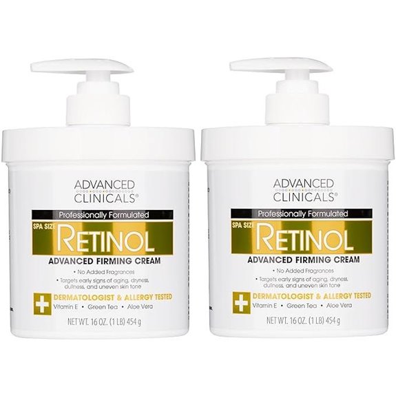 Advanced Clinicals Retinol Body & Face Lotion 2-Pack