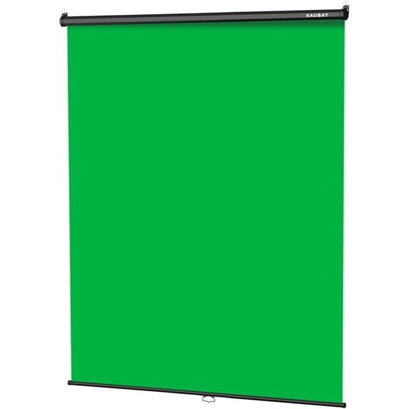 retractable green screen setup