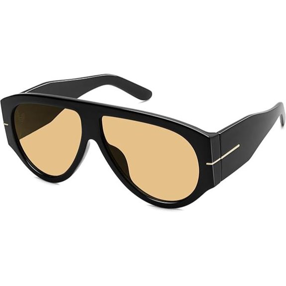 Retro Oversized Aviator Sunglasses for Women & Men