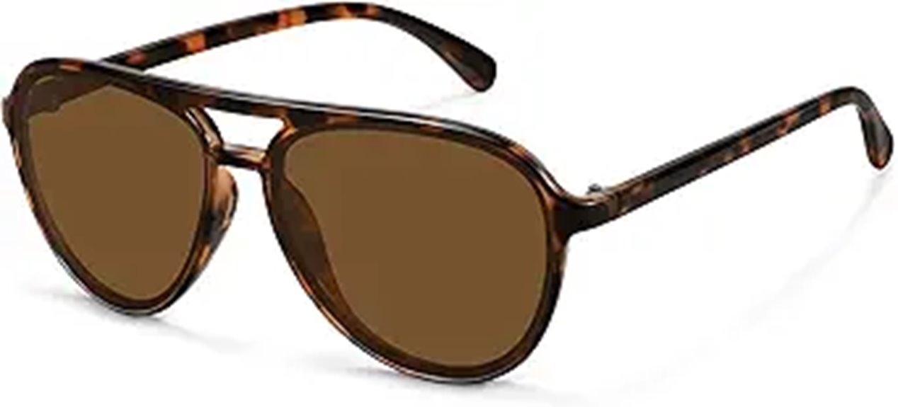 Retro Aviator Sunglasses Unisex UV Protection