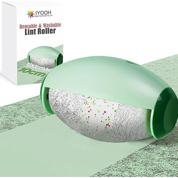 Reusable Mini Lint Roller for Clothes & Pet Hair