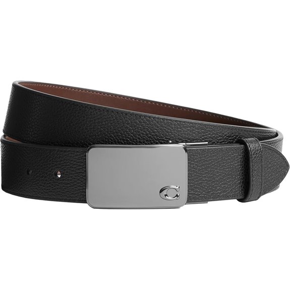 Coach 38MM Reversible C Plaque Buckle Belt