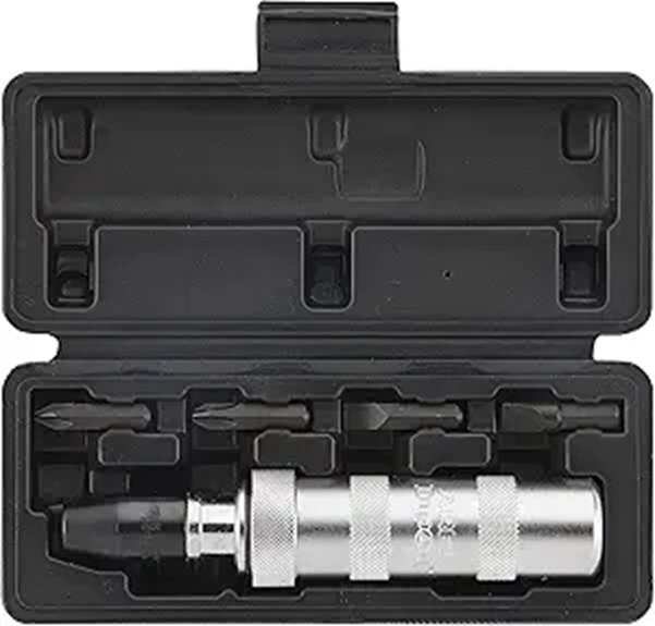 ARES Impact Driver with Reversible Drive and Bits